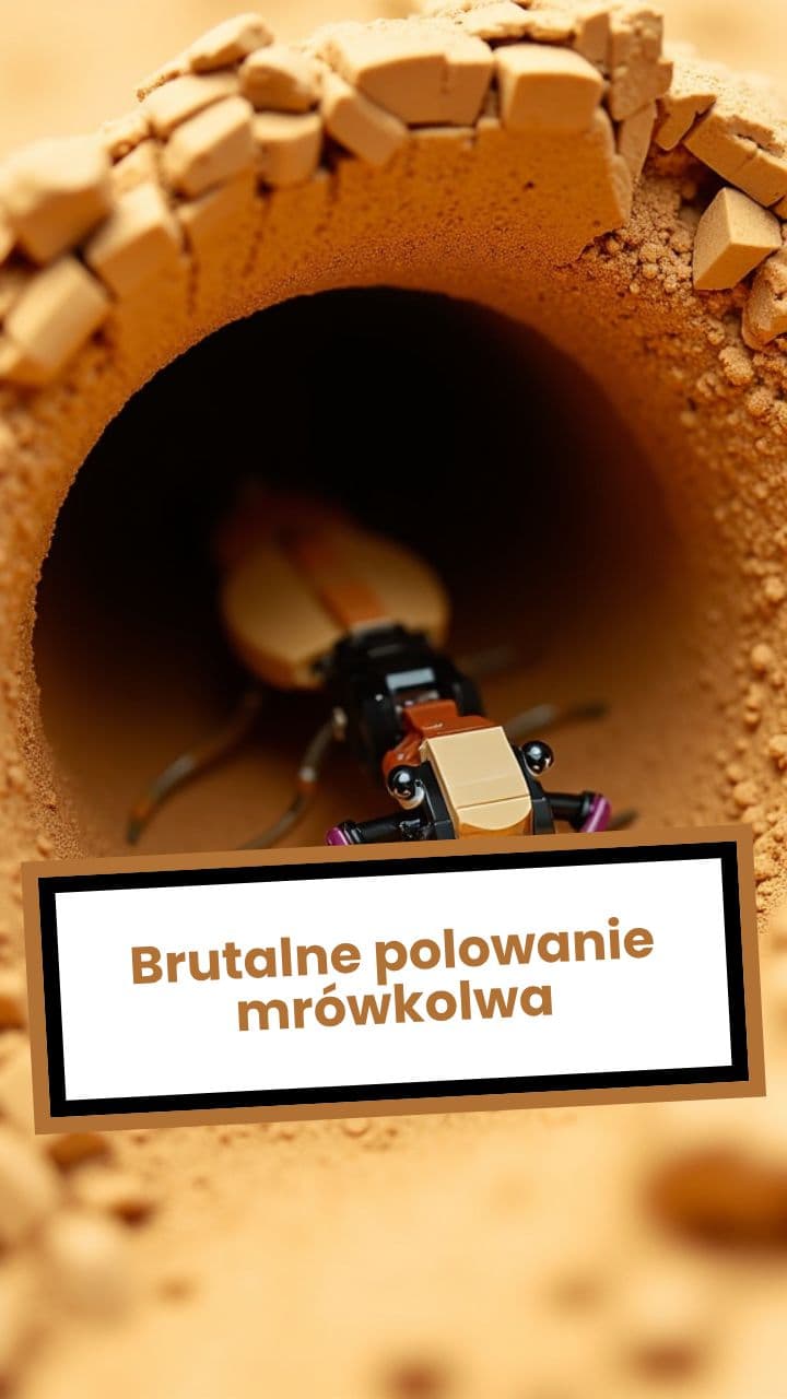 Brutalne polowanie mrówkolwa