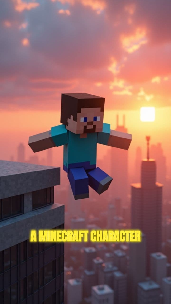 Rooftop Parkour at Sunset