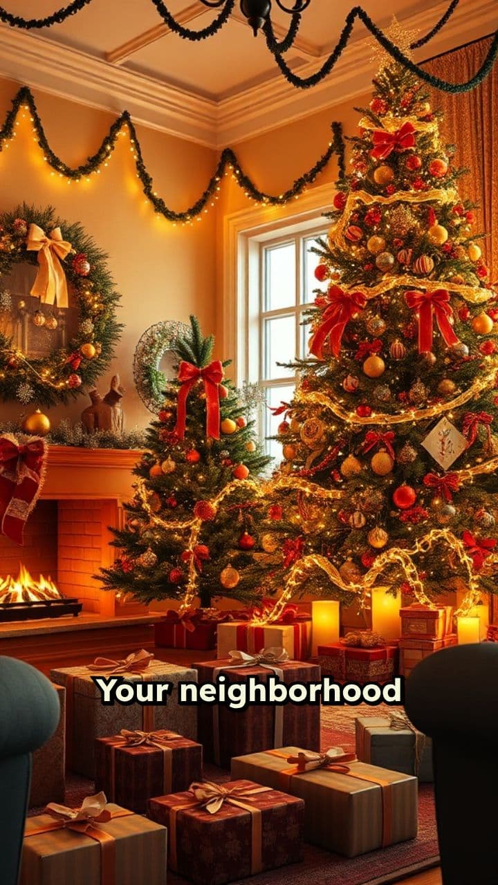 Neighborhood Christmas Party Schedule