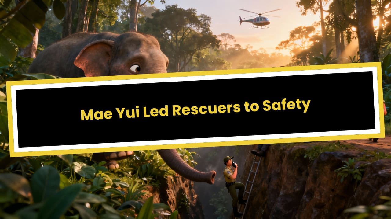 Mae Yui Led Rescuers to Safety
