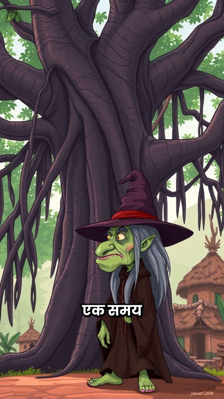 चुड़ैल की दया और गाँव की खुशी