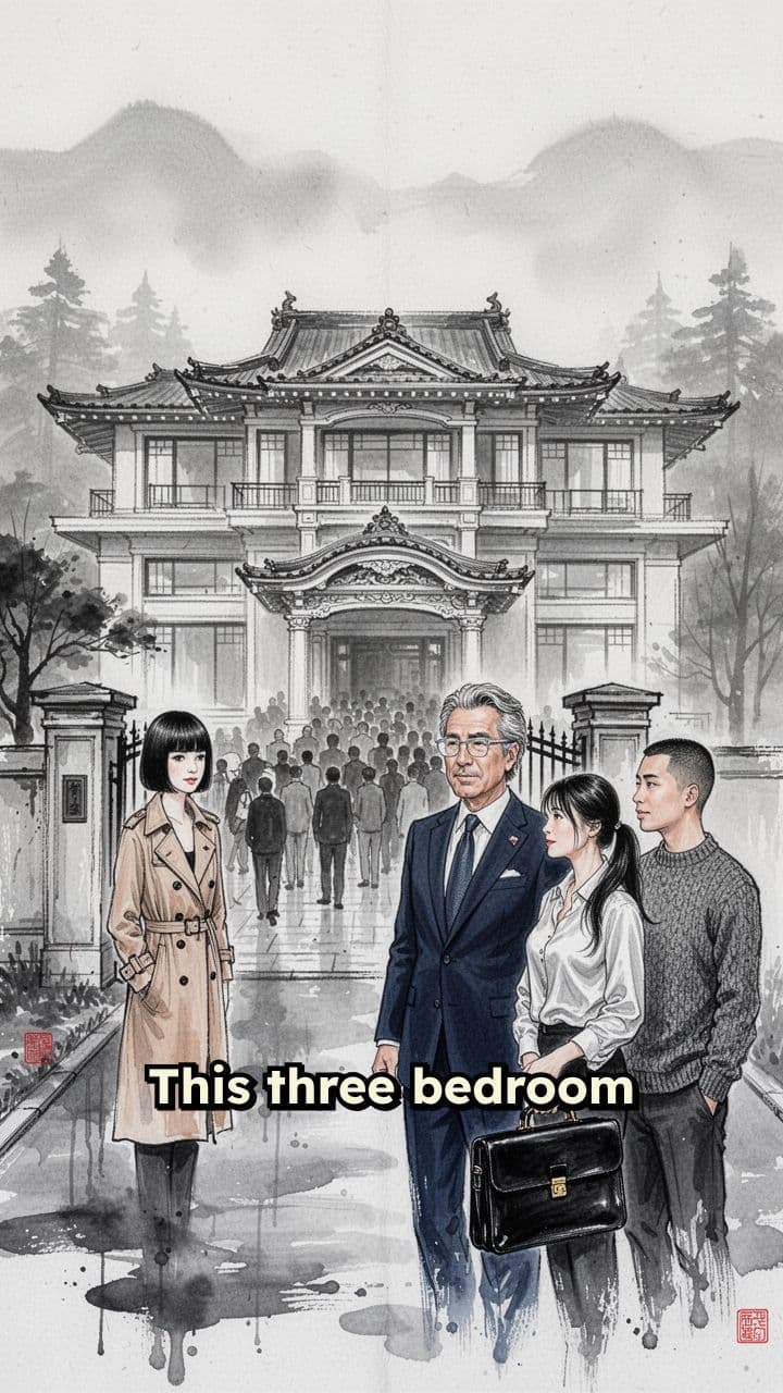 Three-Bedroom Mansion With One Bathroom