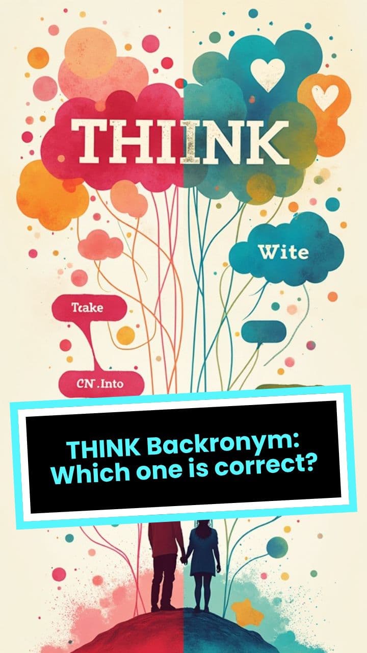 THINK Backronym: Which one is correct?