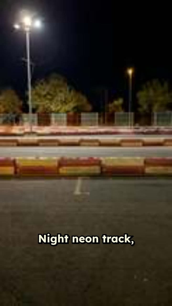 Neon Night Race Vibes