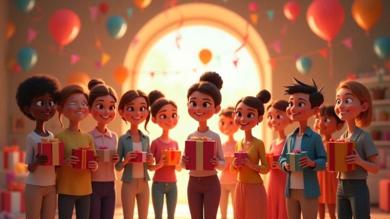 Стильный день рождения с милой собачкой