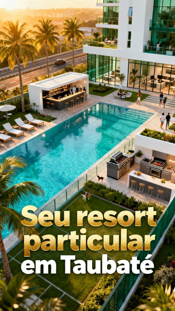Seu resort particular em Taubaté