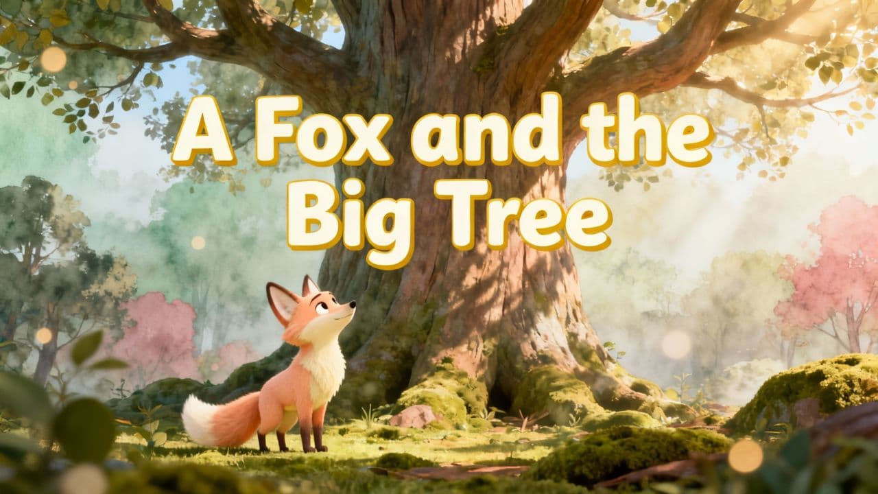 A Fox and the Big Tree