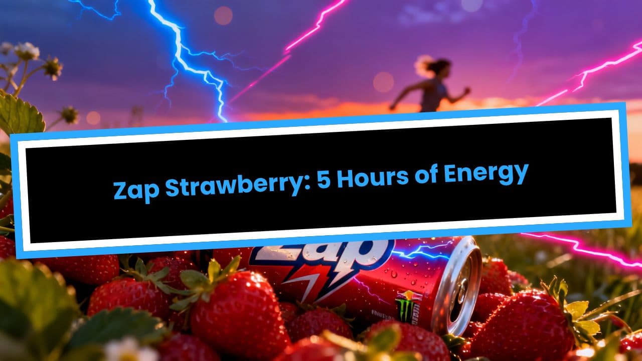 Zap Strawberry: 5 Hours of Energy