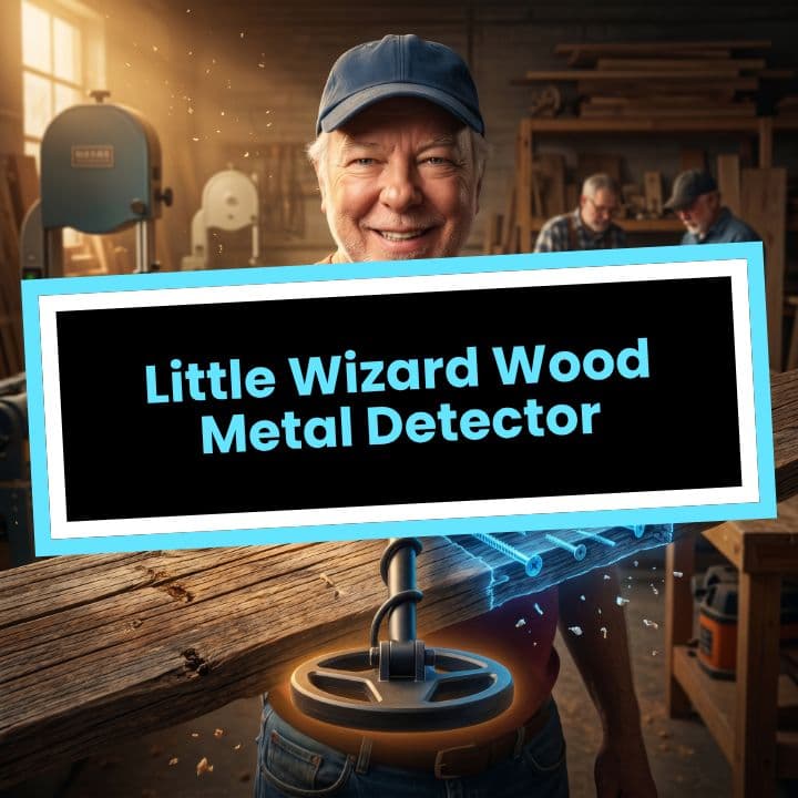 Little Wizard Wood Metal Detector