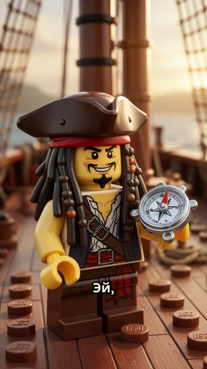 Компас Джека указывает на банк