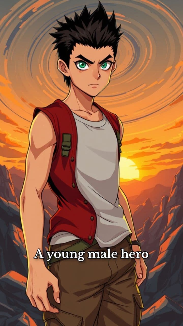 Hero's Fury Against the Dragon