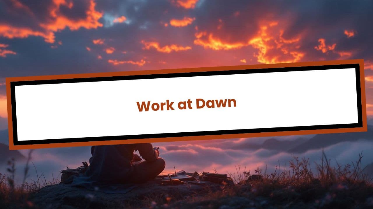 Work at Dawn