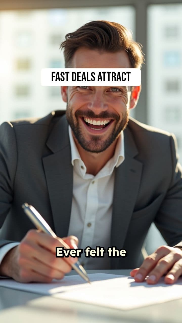 Fast deals attract slow regrets.