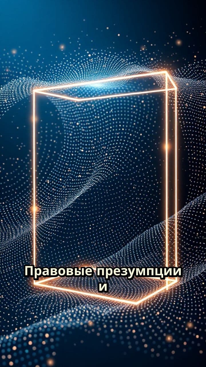 Роль правовых презумпций и фикций в юридической аргументации