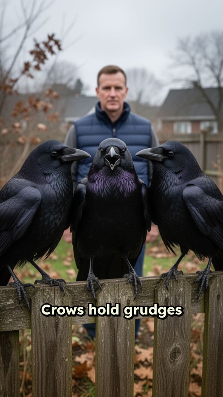 Crows Remember Faces and Hold Grudges