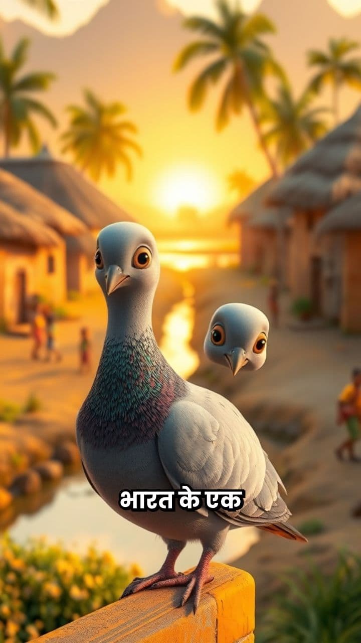 बड़ा कबूतर: गाँव का हीरो