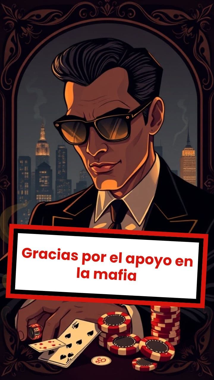 Gracias por el apoyo en la mafia
