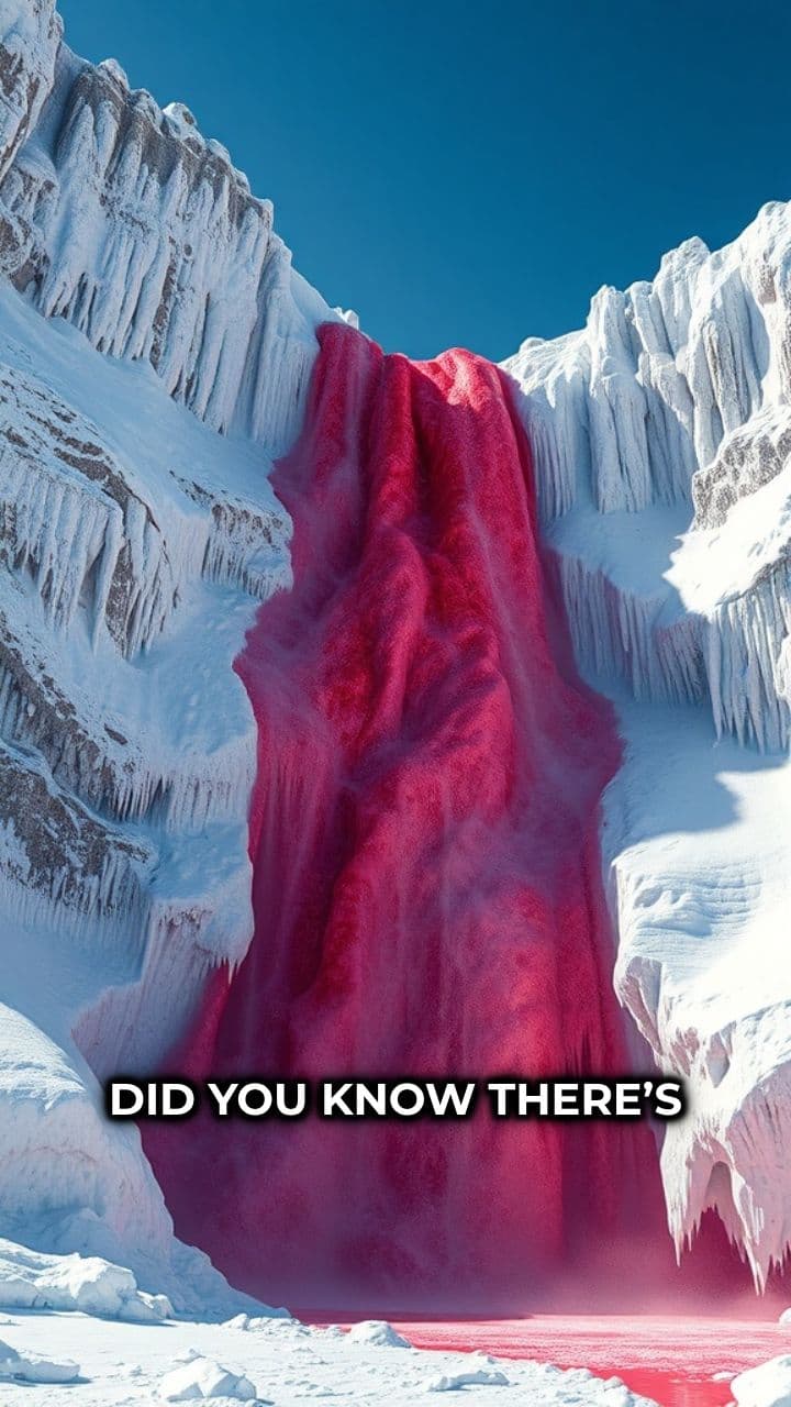 Blood Falls: Nature's Spooky Science