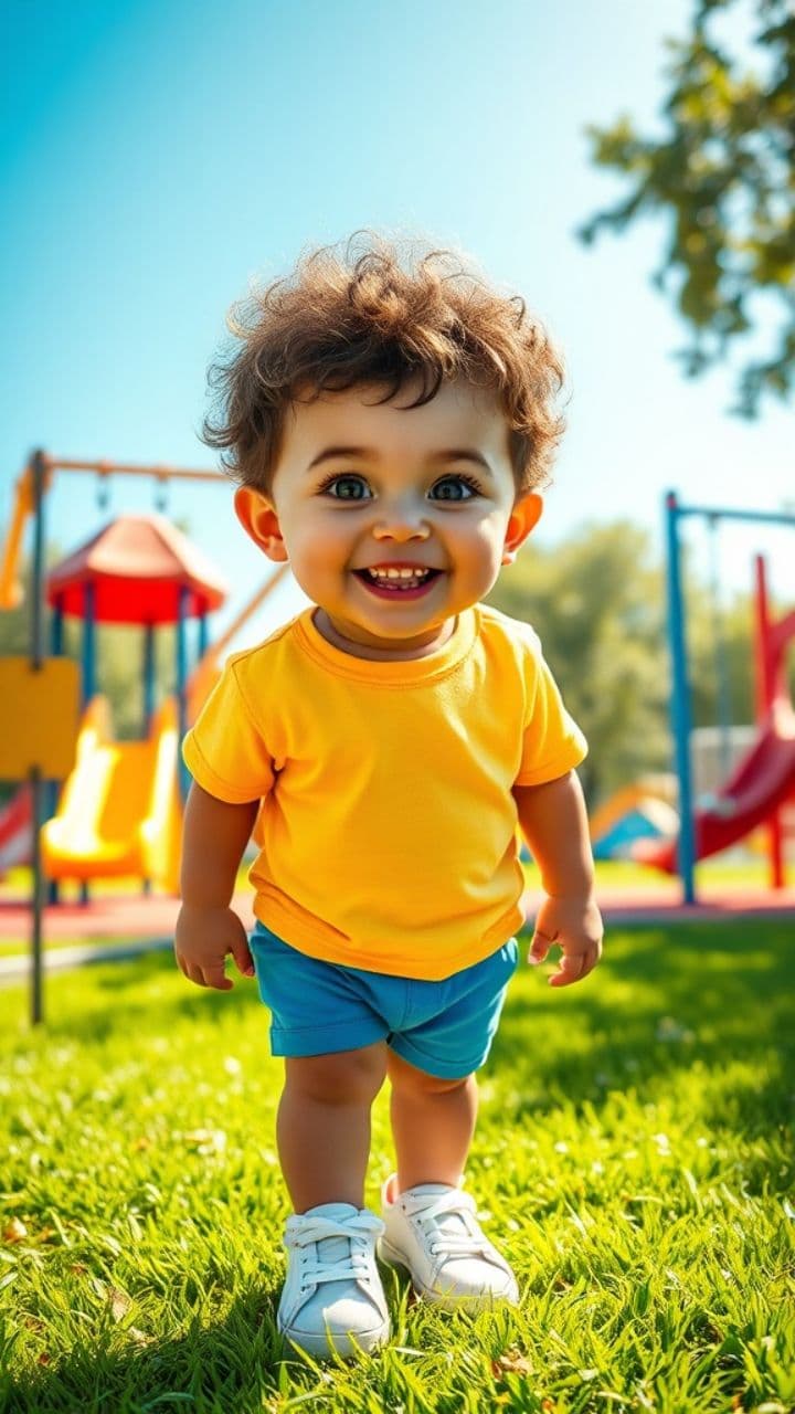 Milan, băiețelul jucăuș