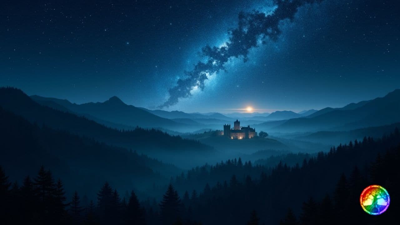 Sternenbanner über Leonis