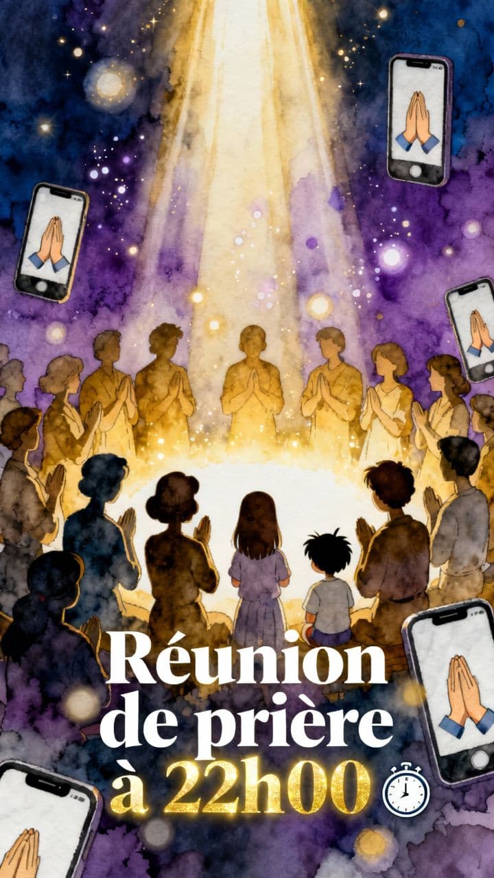 Réunion de prière à 22h00
