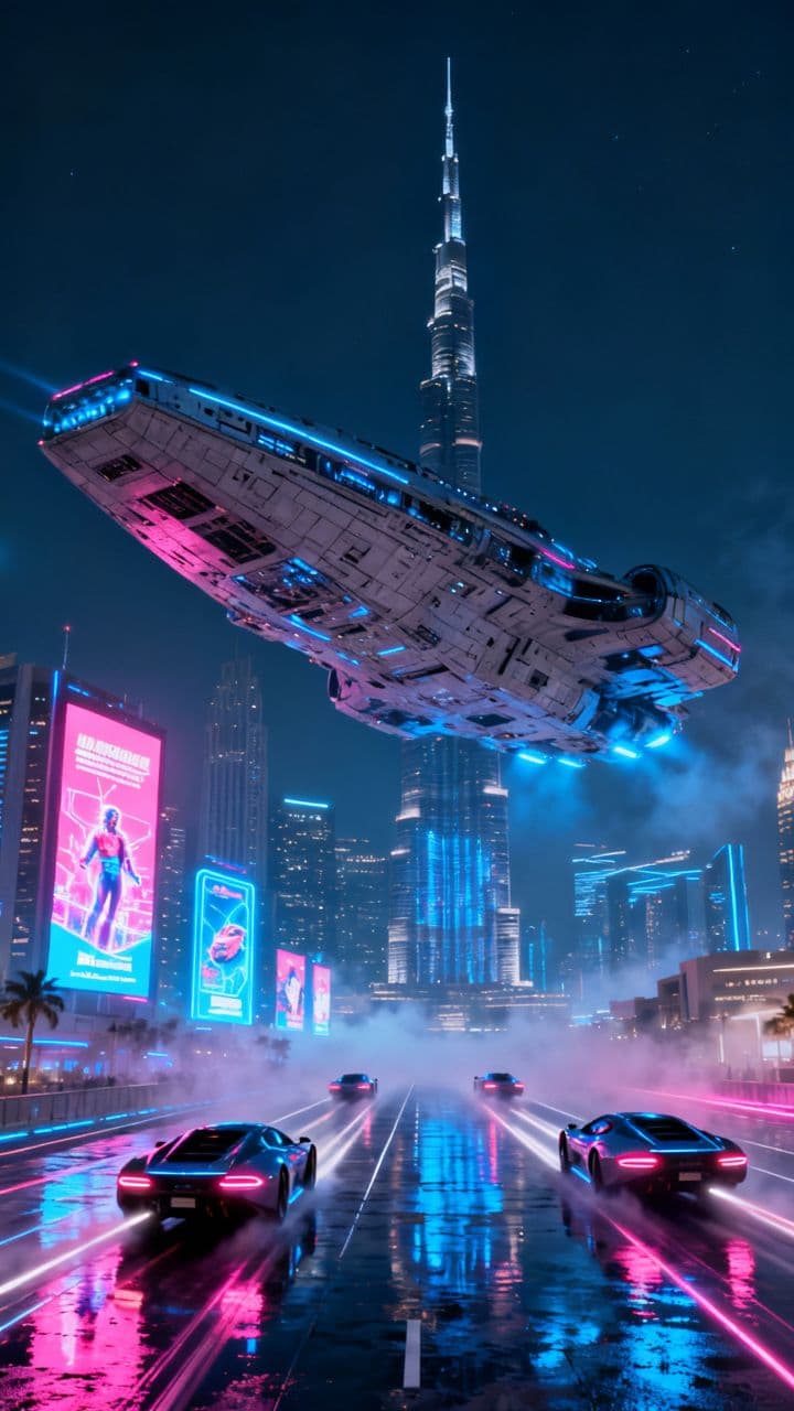 Cyberpunk Burj Khalifa