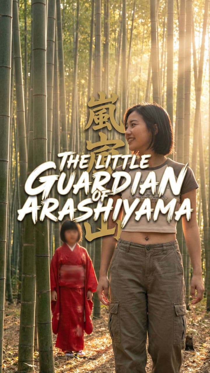 the little guardian of Arashiyama