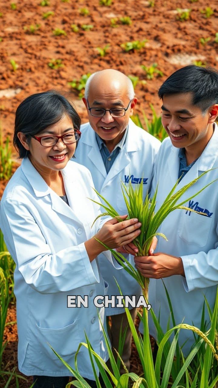 Arroz resistente a suelos salados