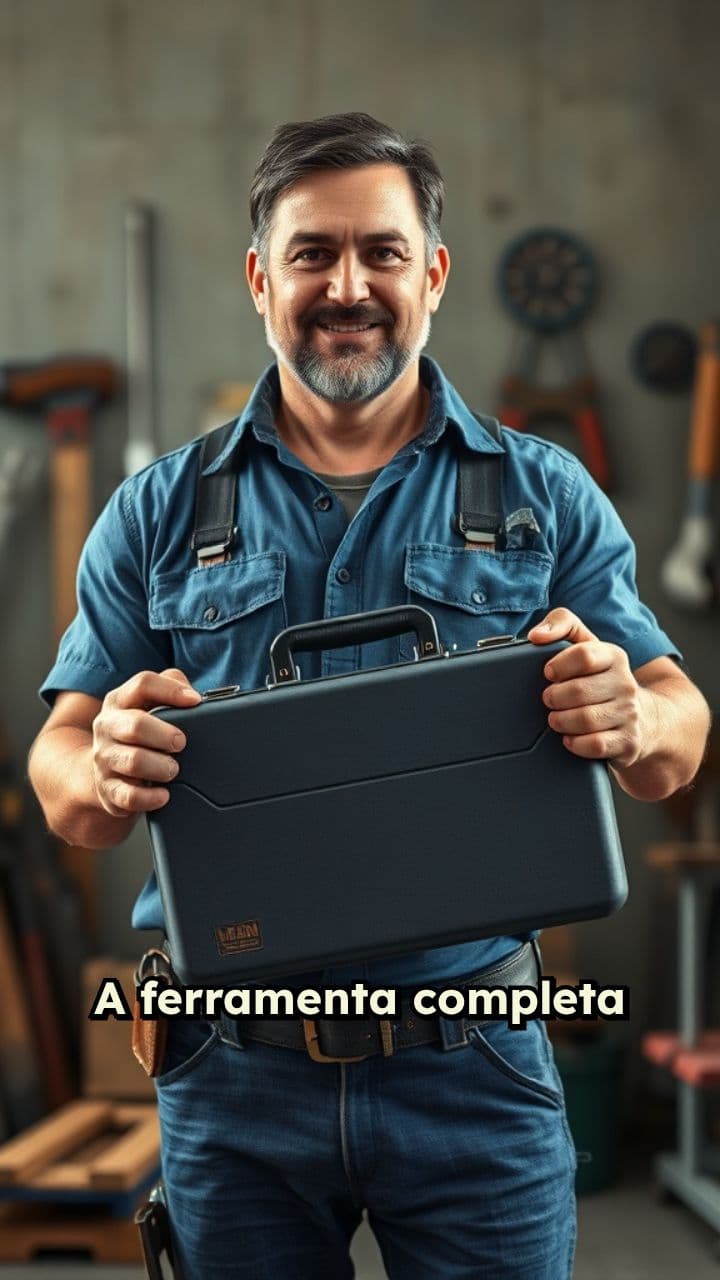 Kit de Ferramentas Completo e Portátil