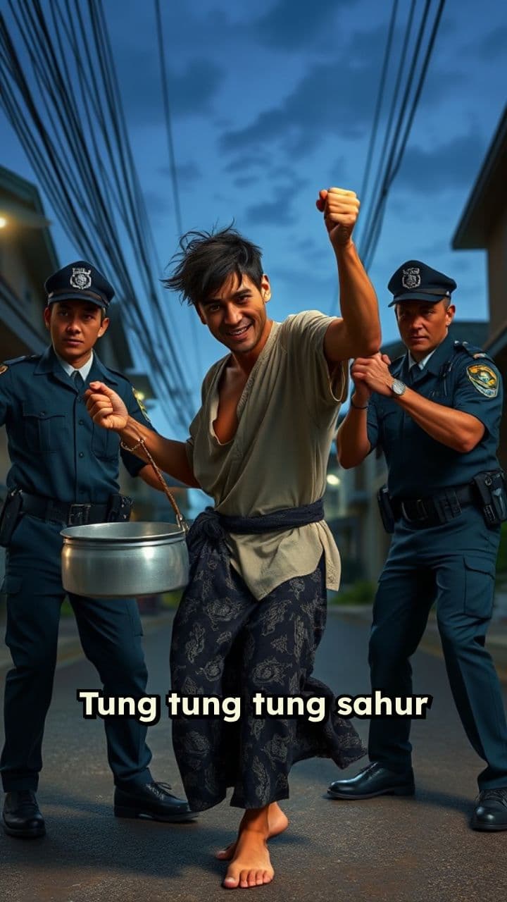 Tung Tung Tung Sahur Ditangkap Polisi