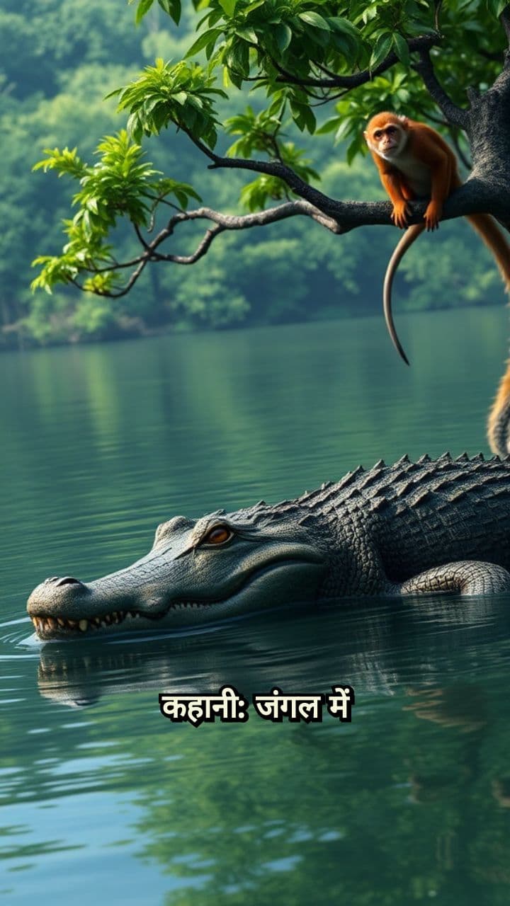 मगरमच्छ और बंदर की दोस्ती