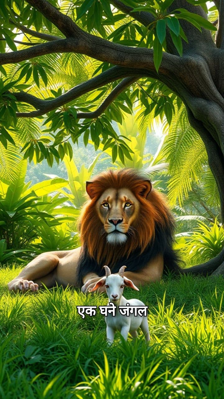 Sher aur Bakri ki Kahani