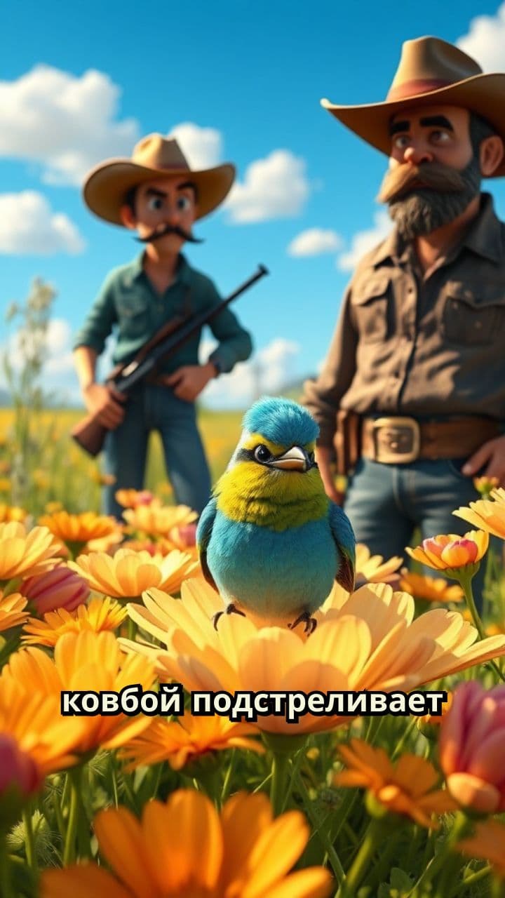 Птица, цветы и чудо исцеления