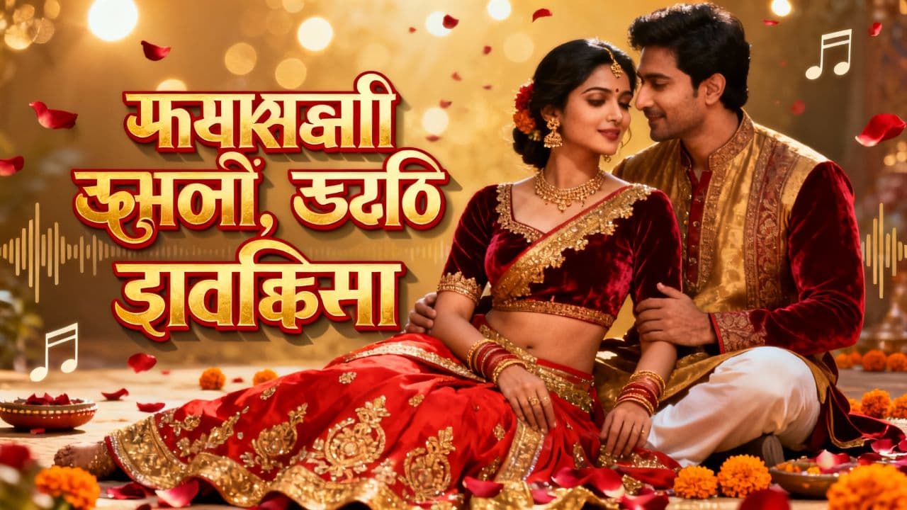 मखमली चोली, रातो साडीमा