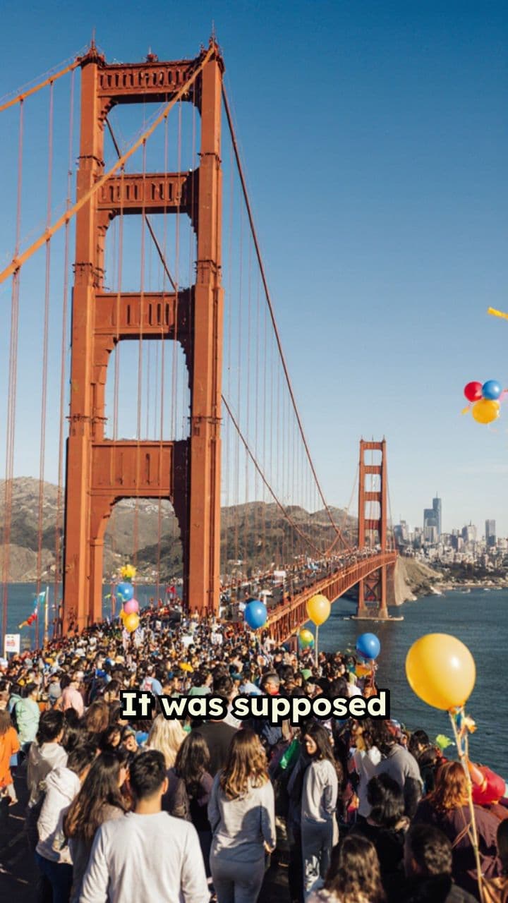 Golden Gate Bridge's 50th Anniversary Crisis