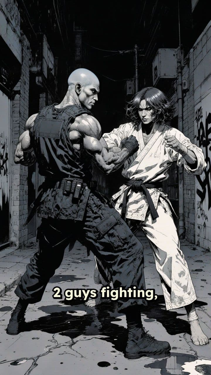 Blue vs Red Aura Fight