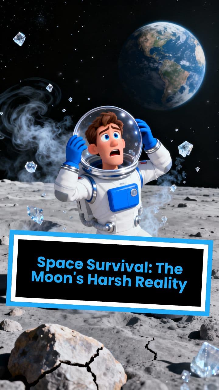 Space Survival: The Moon's Harsh Reality