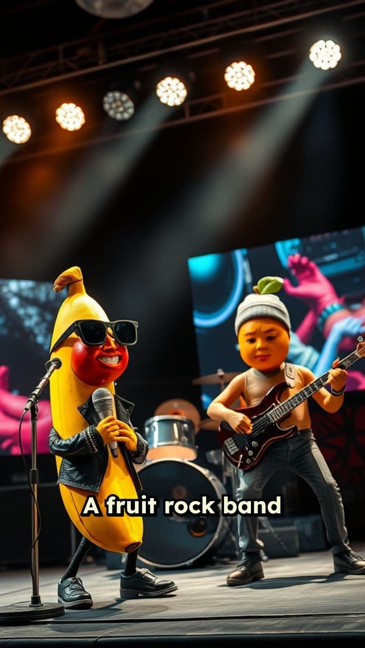Fruit Rock Band Live Performance