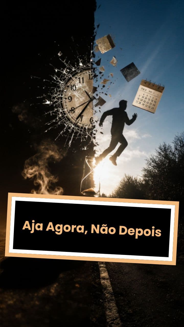 Aja Agora, Não Depois