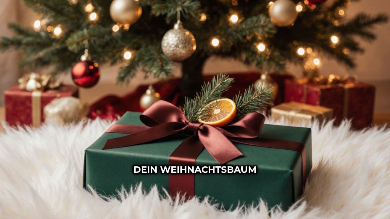 Nachhaltige Geschenkverpackung im Retro-Style