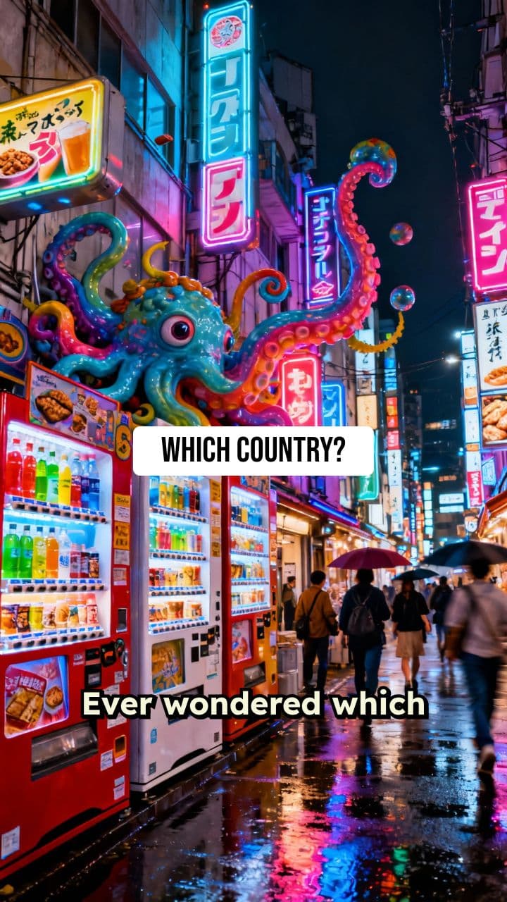 Japan's Vending Machine Wonderland