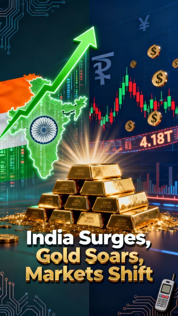 India Surges, Gold Soars, Markets Shift