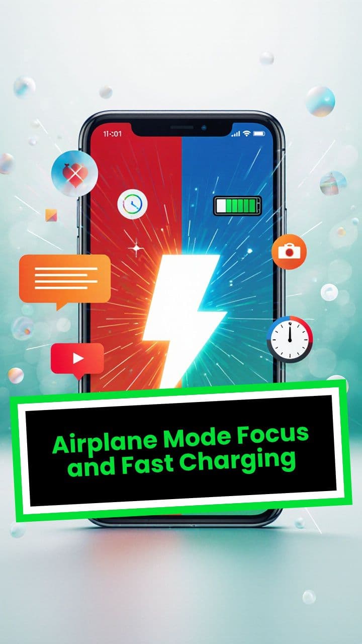 Airplane Mode Focus and Fast Charging