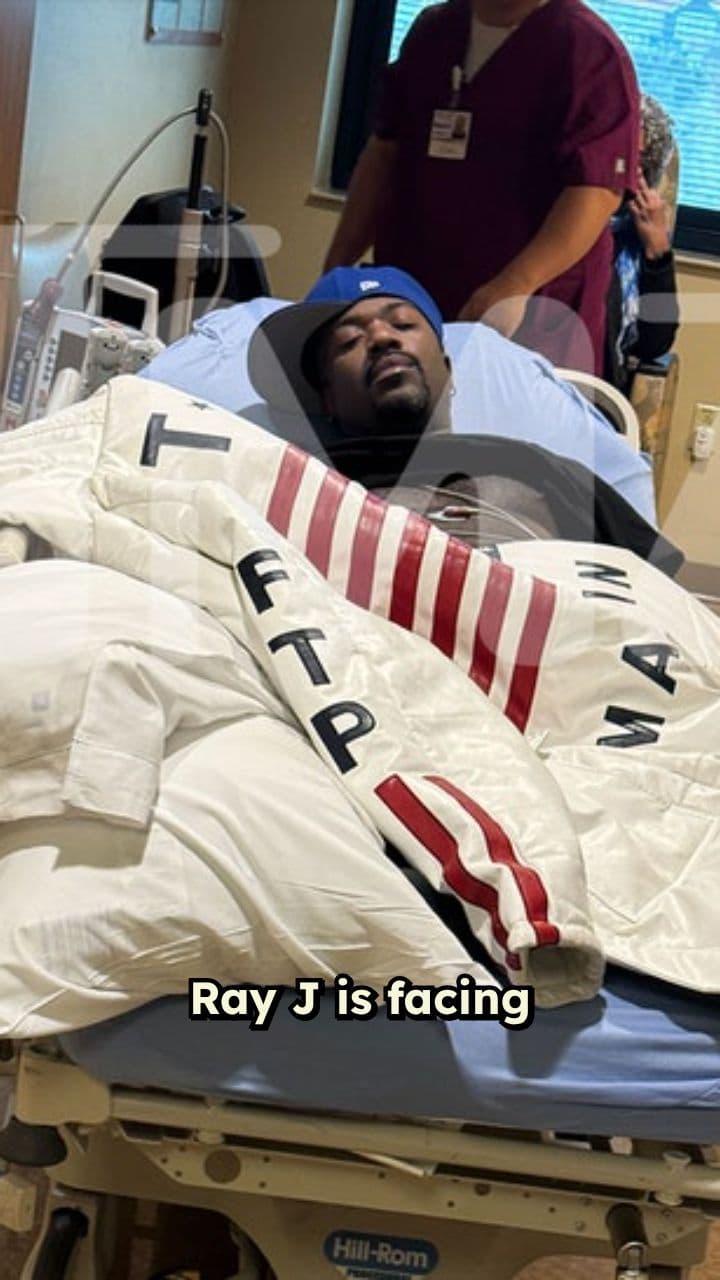 Ray J Hospitalized With Pneumonia, Heart Pain