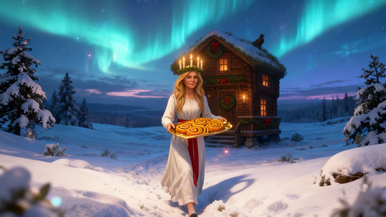 St. Lucia's Saffron Rolls