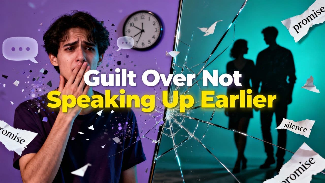 Guilt Over Not Speaking Up Earlier