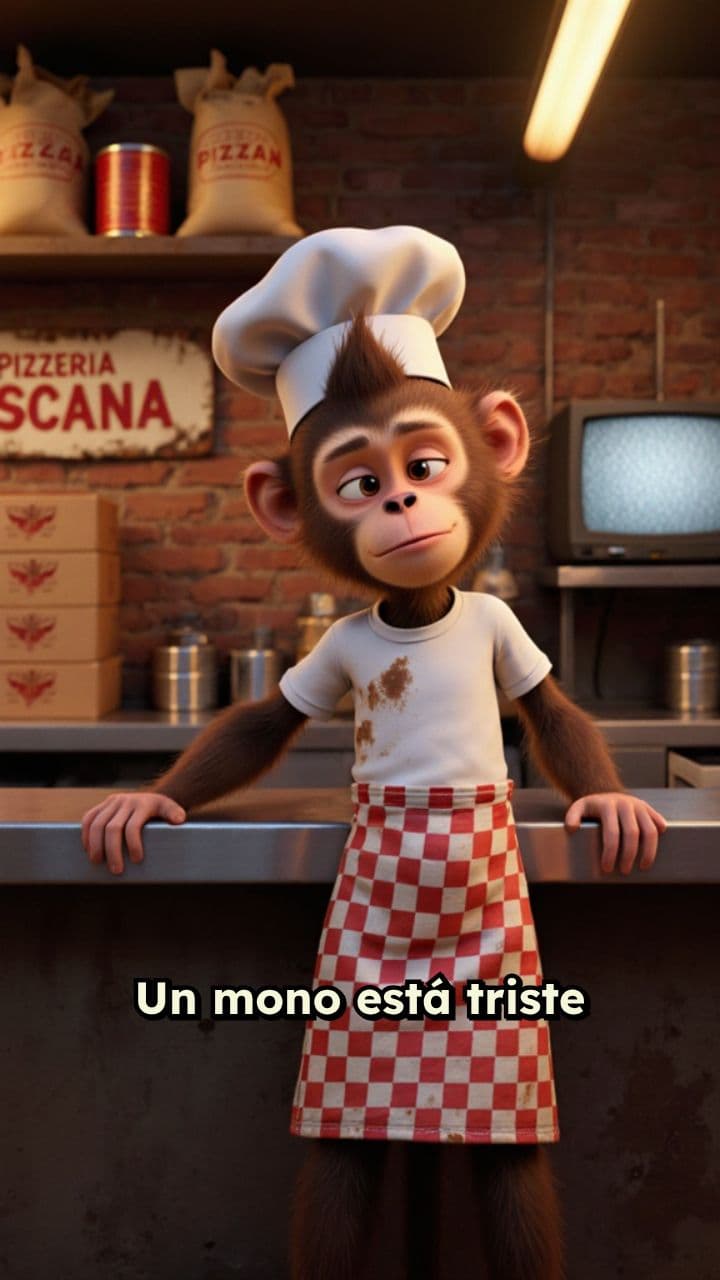 El mono y el billete mágico