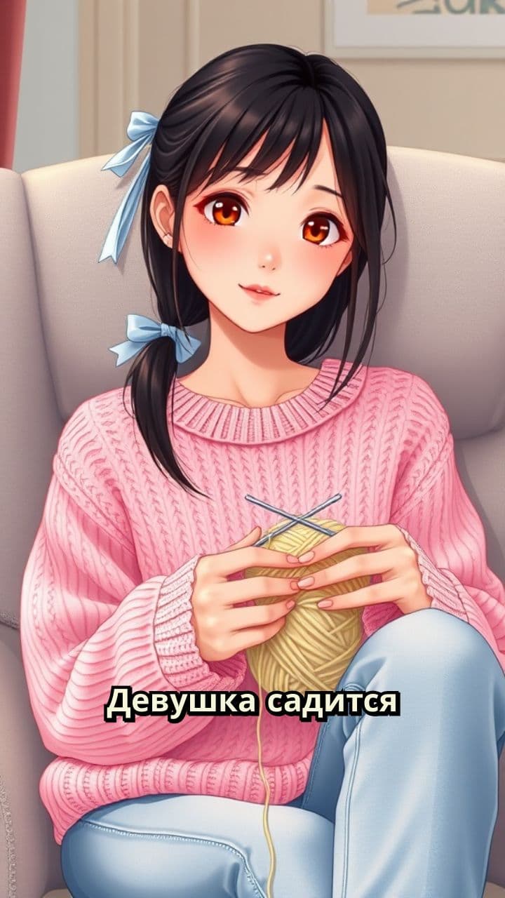 Вязание свитера крючком