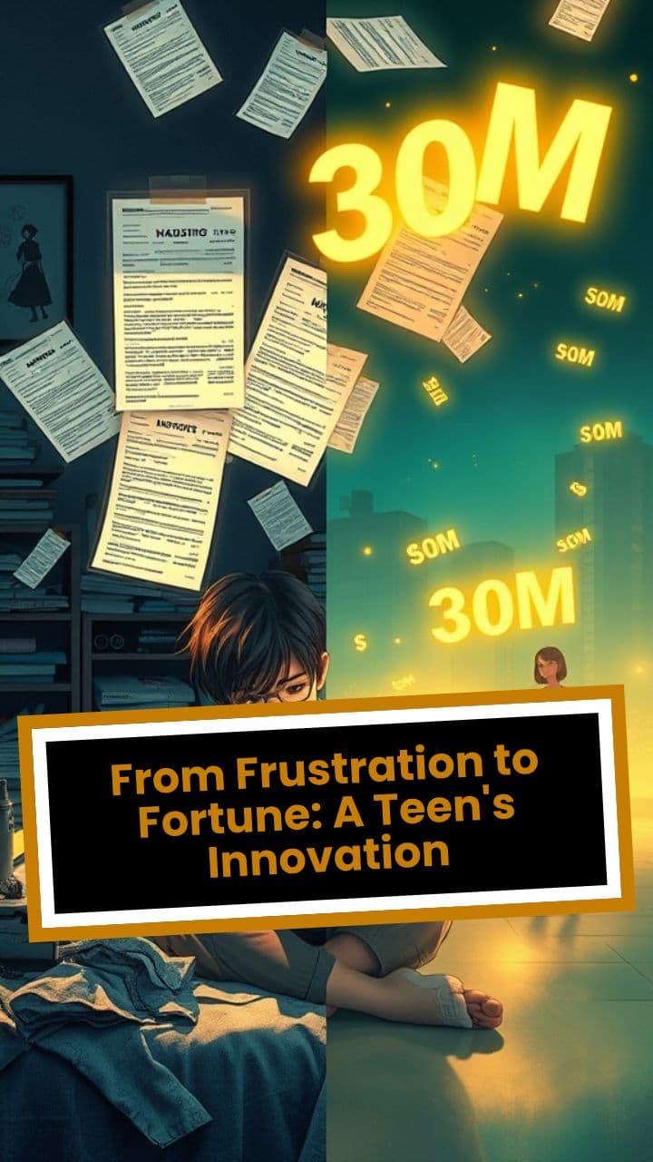 From Frustration to Fortune: A Teen's Innovation