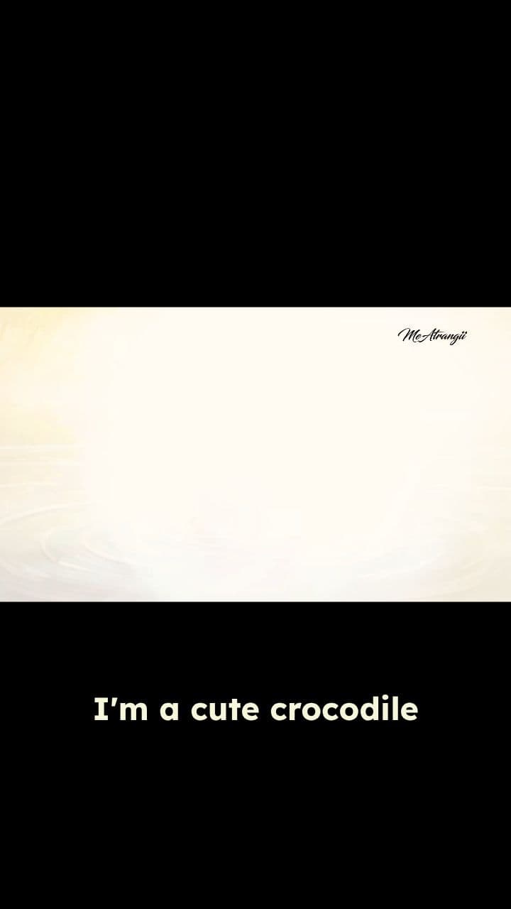 The Cute Crocodile
